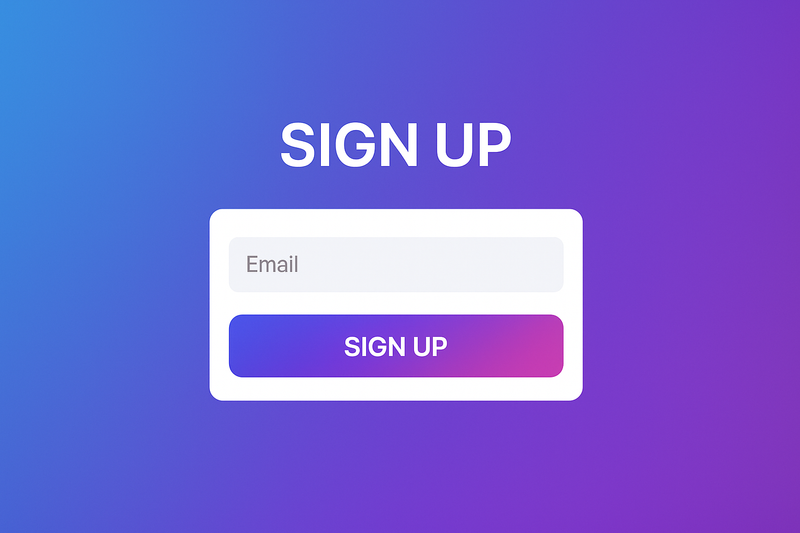 sign up